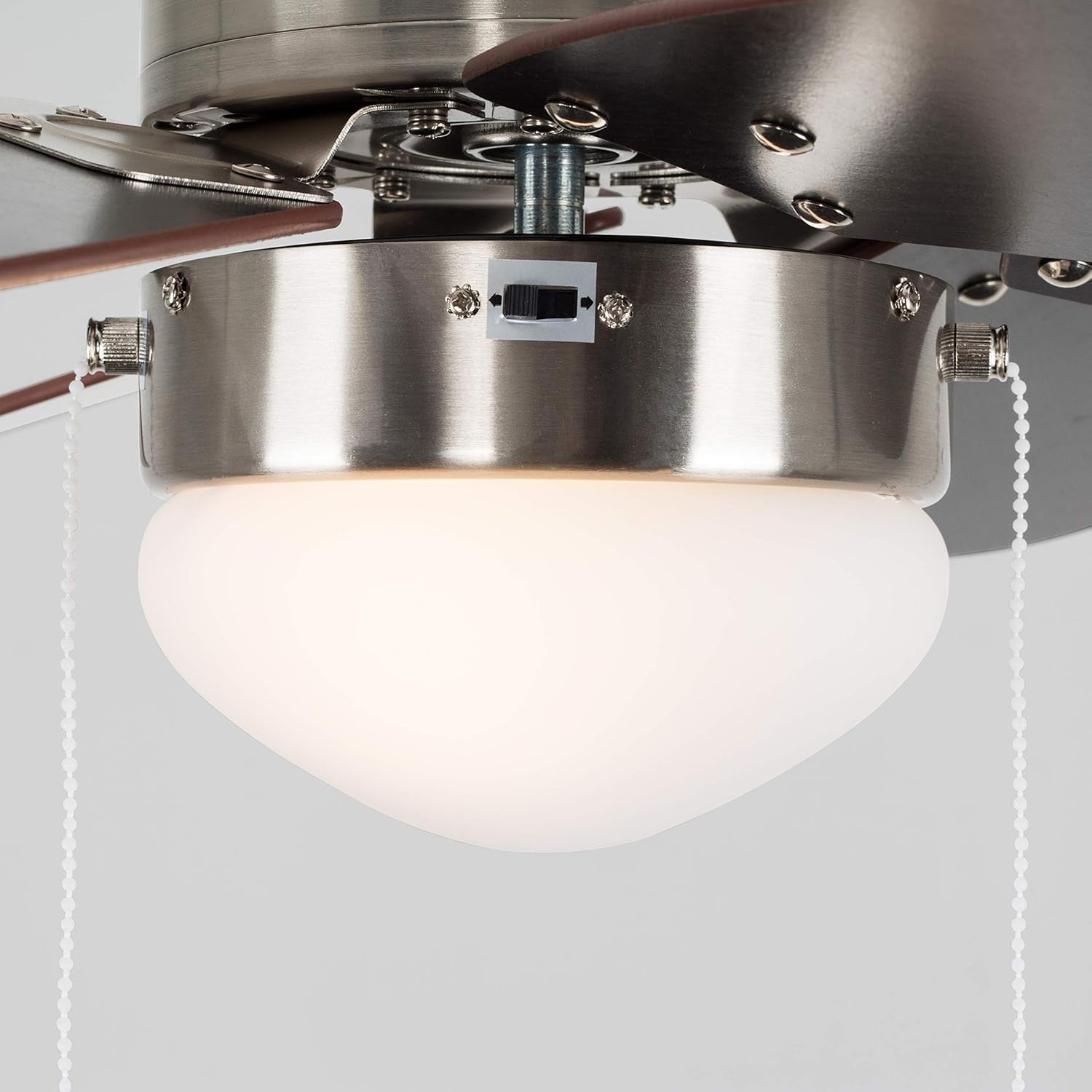 MiniSun 76cm Ceiling Fan, 6 Blades, LED Light, 3 Speed, Remote Control