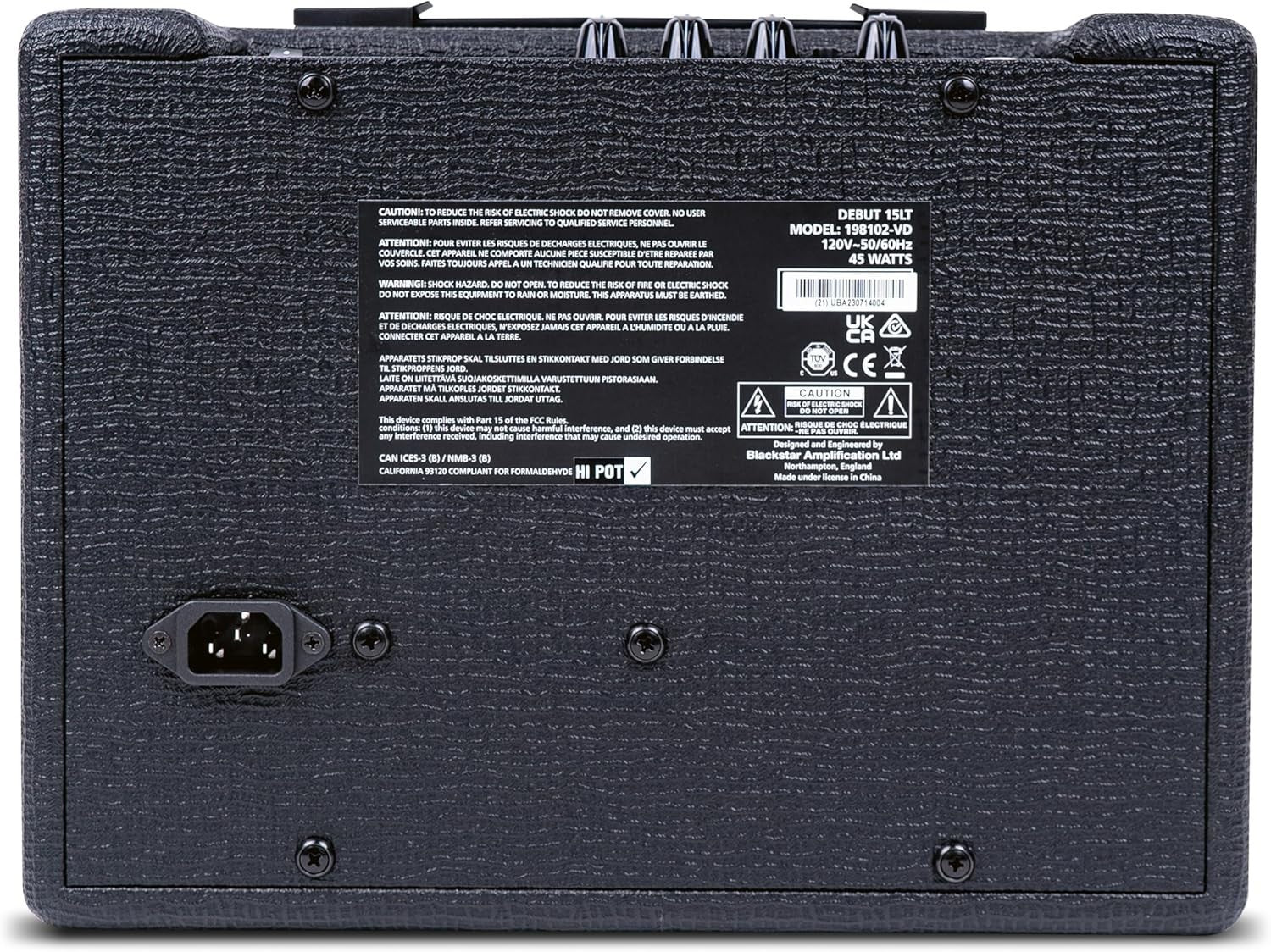 Debut 15 LT 15W Electric Guitar Amp Combo with Headphone & Audio In