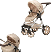 3in1 Dolls Pram Travel System Pushchair Carrycot Car Seat Toy 3+