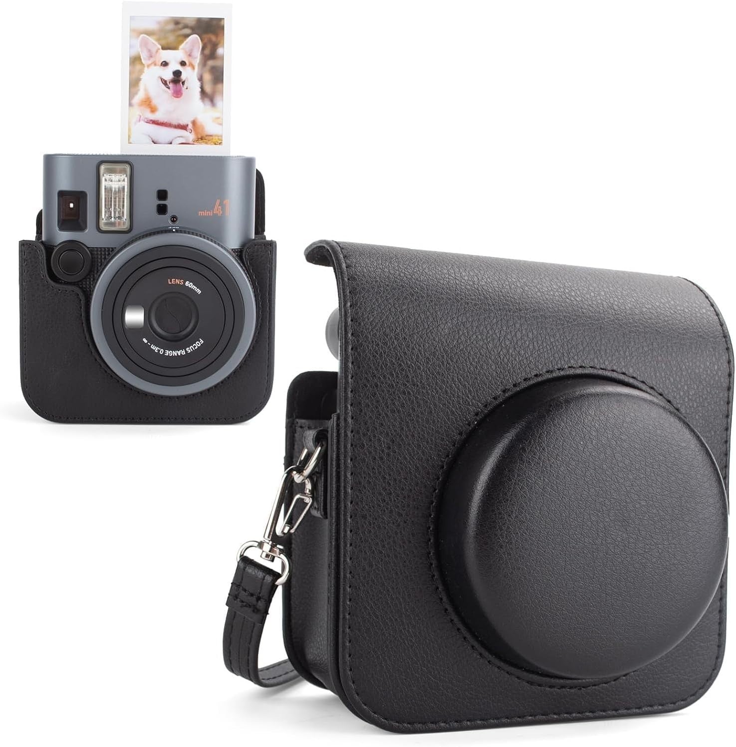 Instant Camera Bundle 20 Film Shots Leather Case Album Gift Set