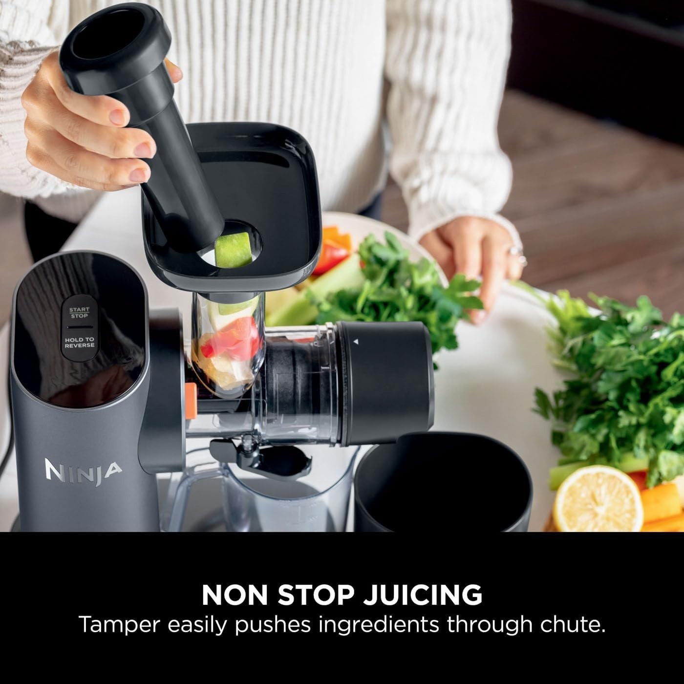 Cold Press Juicer Compact 700ml Jug 1.1L Pulp Quiet Dishwasher Safe