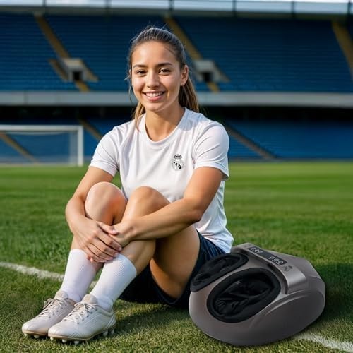 Electric Foot Massager with 360° Shiatsu, Air Pressure & Heat Therapy