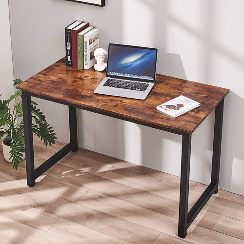 Computer Desk 120cm Rustic Home Office Study Table PC Laptop Workstation