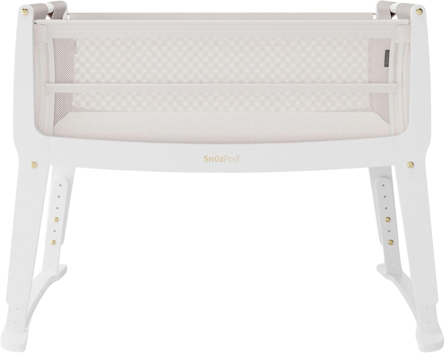Next to Me Baby Crib Bedside Cot w/ Mattress Wheels 6 Height Adjustable Paris