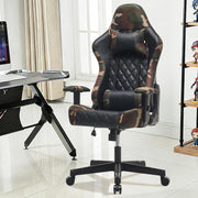 Ergonomic Gaming Chair 360° Swivel Recliner w/ Lumbar Headrest