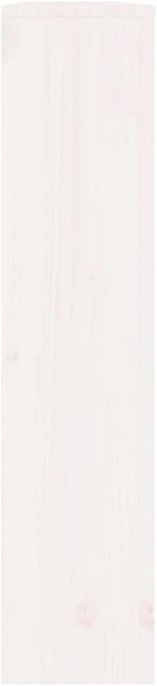 Modern White Radiator Cover Solid Pine Wood Slatted Shelf 169x19x84cm