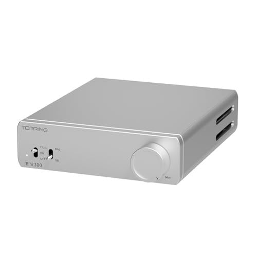 Mini300 Compact Stereo Amp 140Wx2 Class-D Balanced Low Distortion Silver