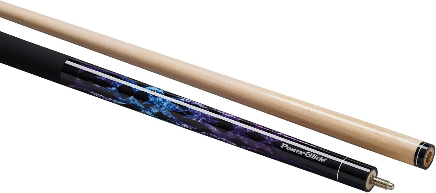 57" Maple Pool Cue 10mm Tip Ramin Butt 2-Piece Plastic Joint