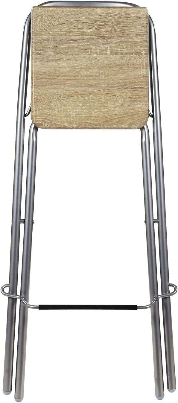 Folding Bar Stool Set 2 Natural – Compact Kitchen & Home Chairs