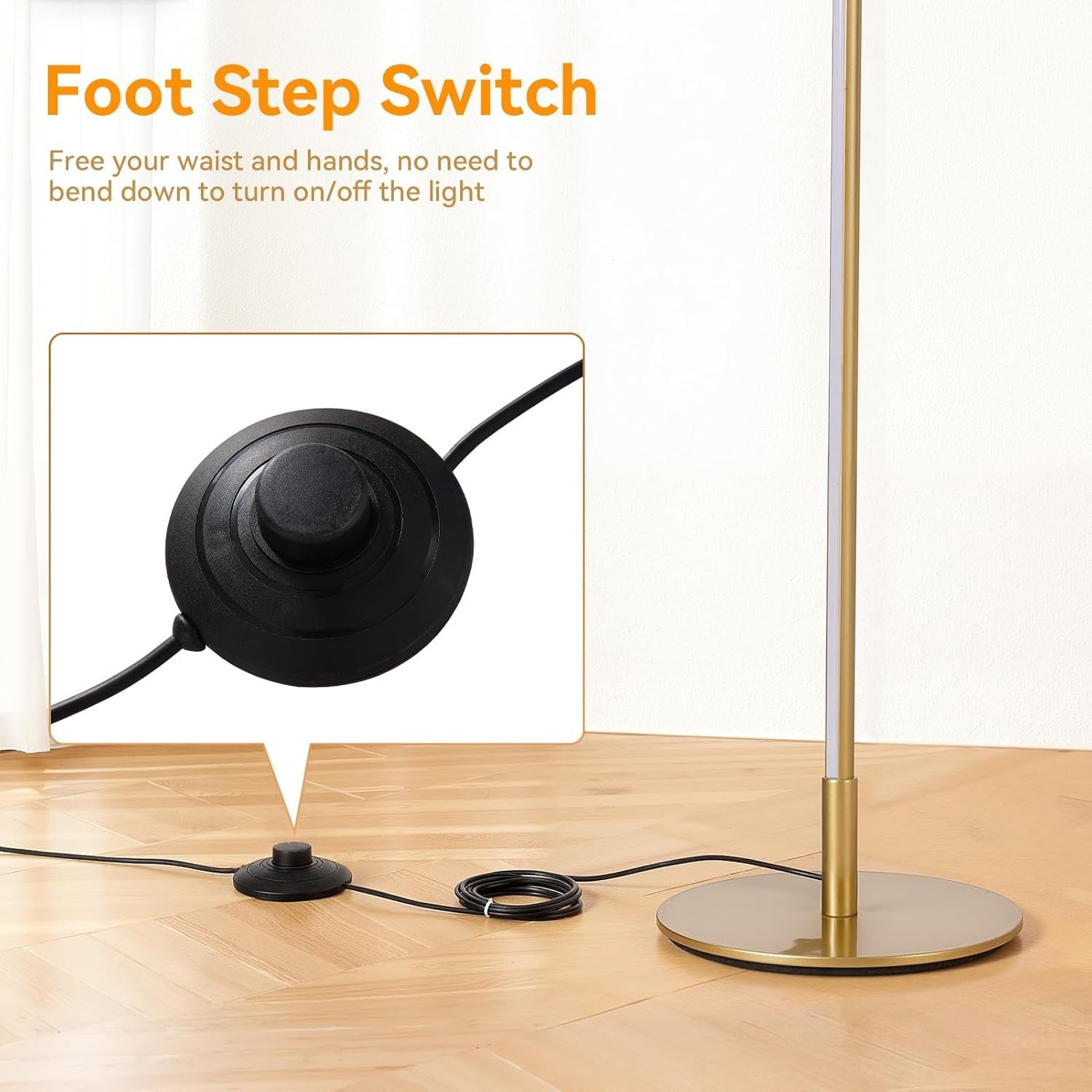 LED Floor Lamp Remote Control Dimmable 3000–6000K Tall Corner Light