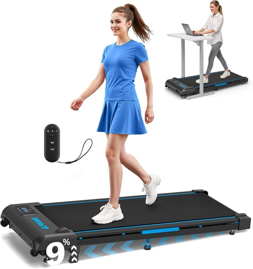 Foldable Walking Pad Treadmill 10KM/H 9% Incline 3-in-1 Home Jogging