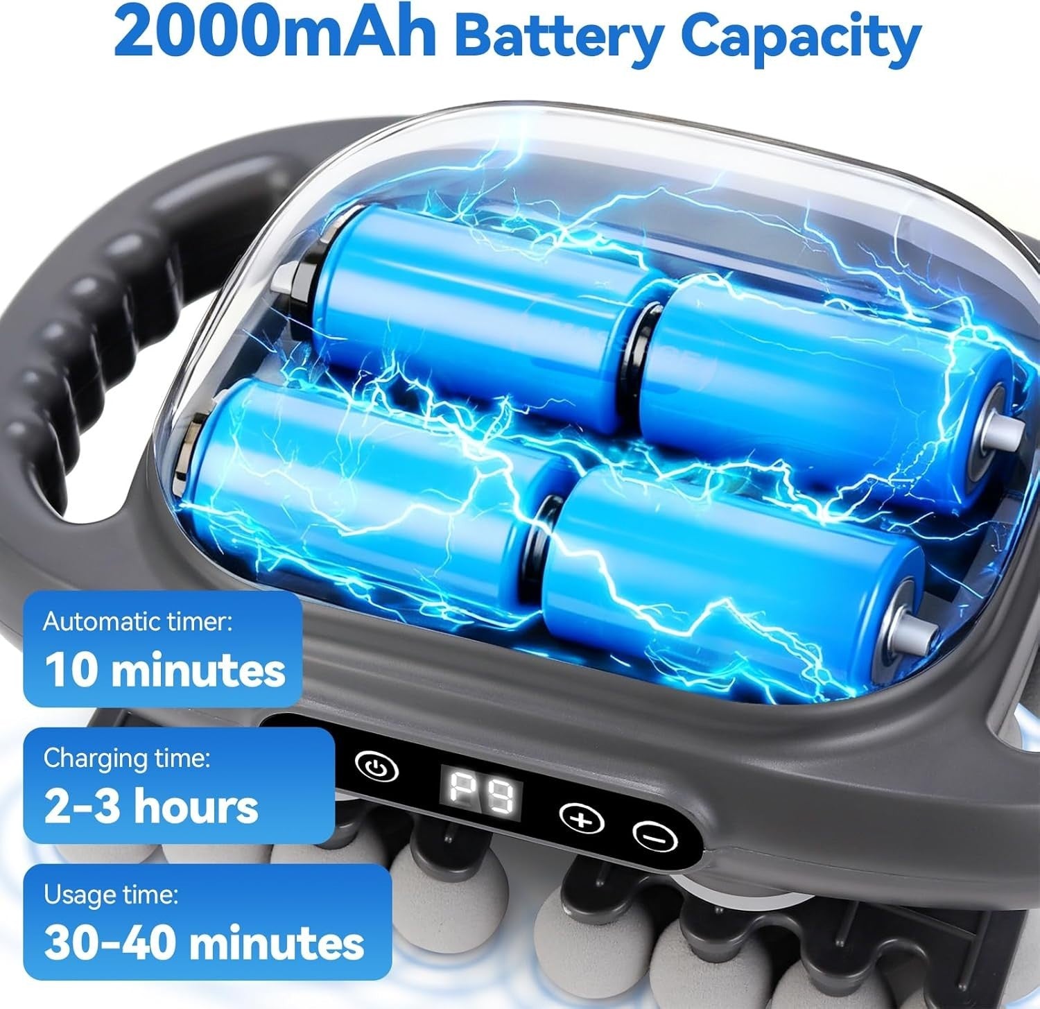 42 Head Deep Tissue Massage Gun 50KG Muscle Relief Electric Body Massager