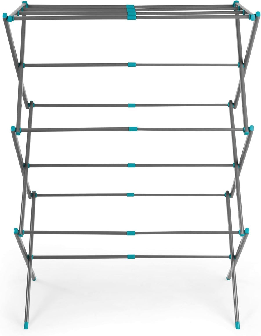 Expandable Clothes Airer 3 Tier Folding Drying Rack Indoor Space Saving