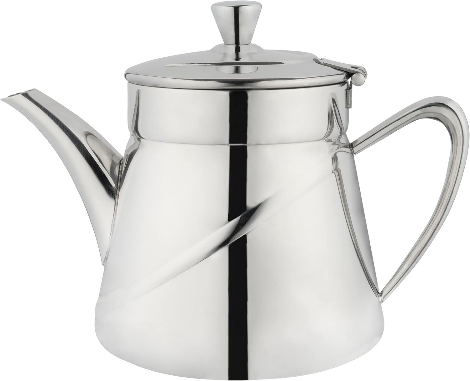 48oz Stainless Steel Teapot Silver Drip Free Tea Pot Dishwasher Safe