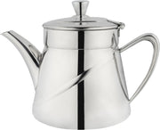 48oz Stainless Steel Teapot Silver Drip Free Tea Pot Dishwasher Safe