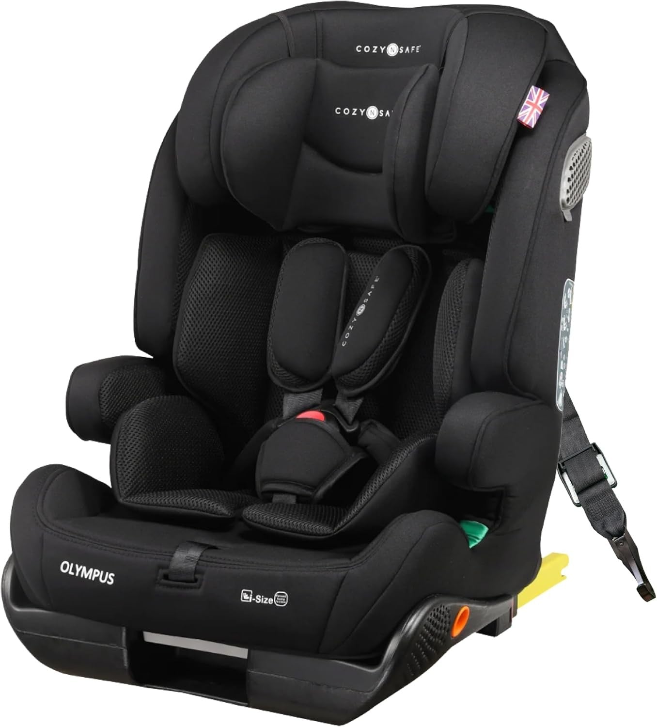 i-Size Toddler Car Seat ISOFIX High Back Booster 15 Months–12 Years