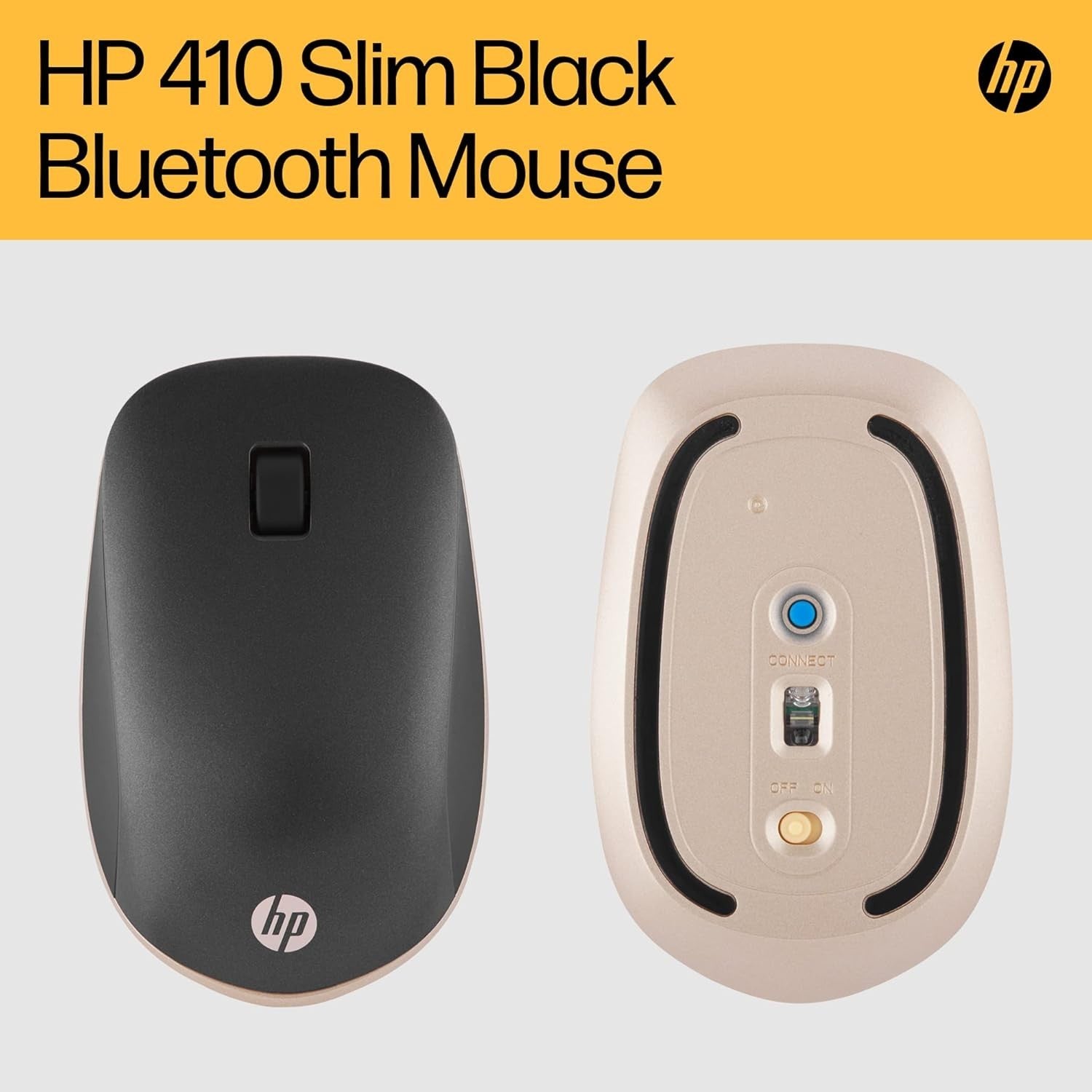 Slim Bluetooth Mouse Multi-Surface 12 Month Battery Silver