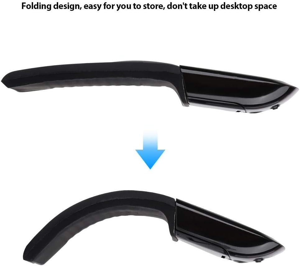 Wireless Bluetooth Mouse 1600DPI Ergonomic Foldable