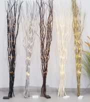 120cm LED Willow Branches Light Up Twig Floor Vase Decor Battery Powered