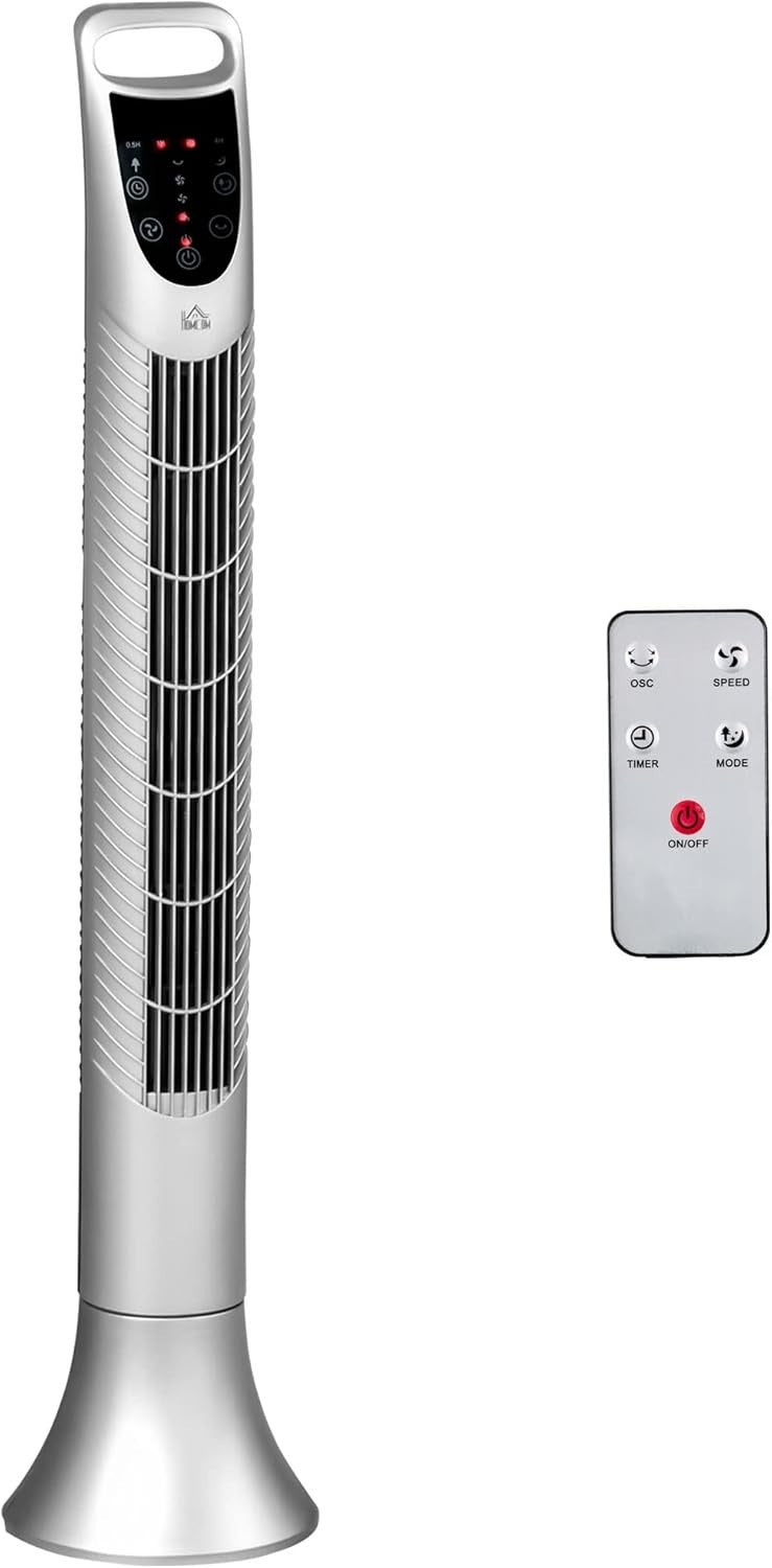 36-Inch Tower Fan – 3-Speed Freestanding Cooling Fan with Timer & Remote Control