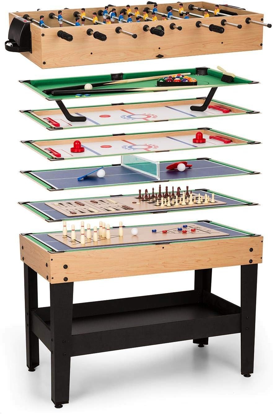 15-in-1 Multi Game Table Pool Foosball Hockey Ping Pong Set