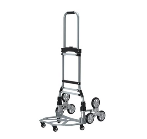Heavy Duty Folding Stair Climbing Hand Truck 150lb Cart w/ Bag