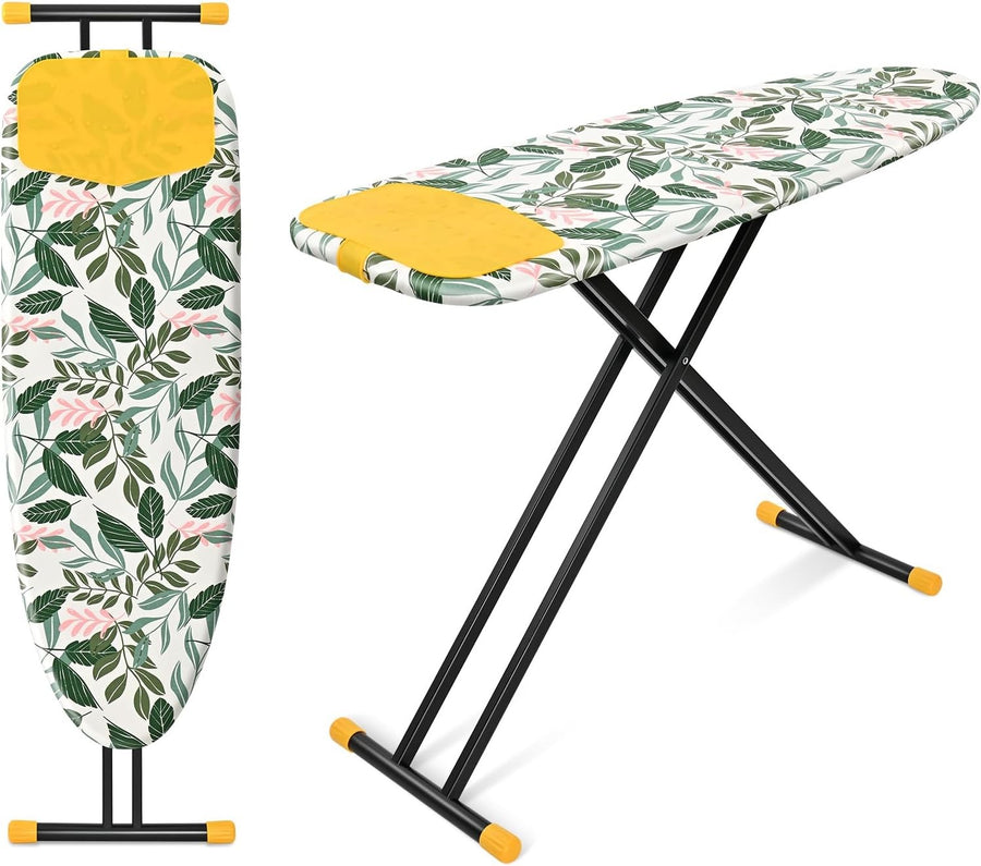 Extra Wide Ironing Board Height Adjustable Heavy Foldable 135x46cm