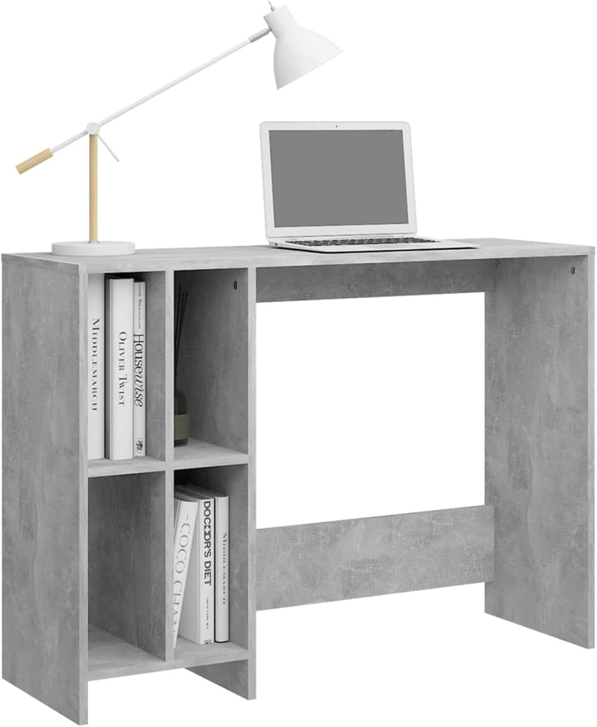 Modern Computer Desk 102x35cm Slim Office Workstation Table for Home Study