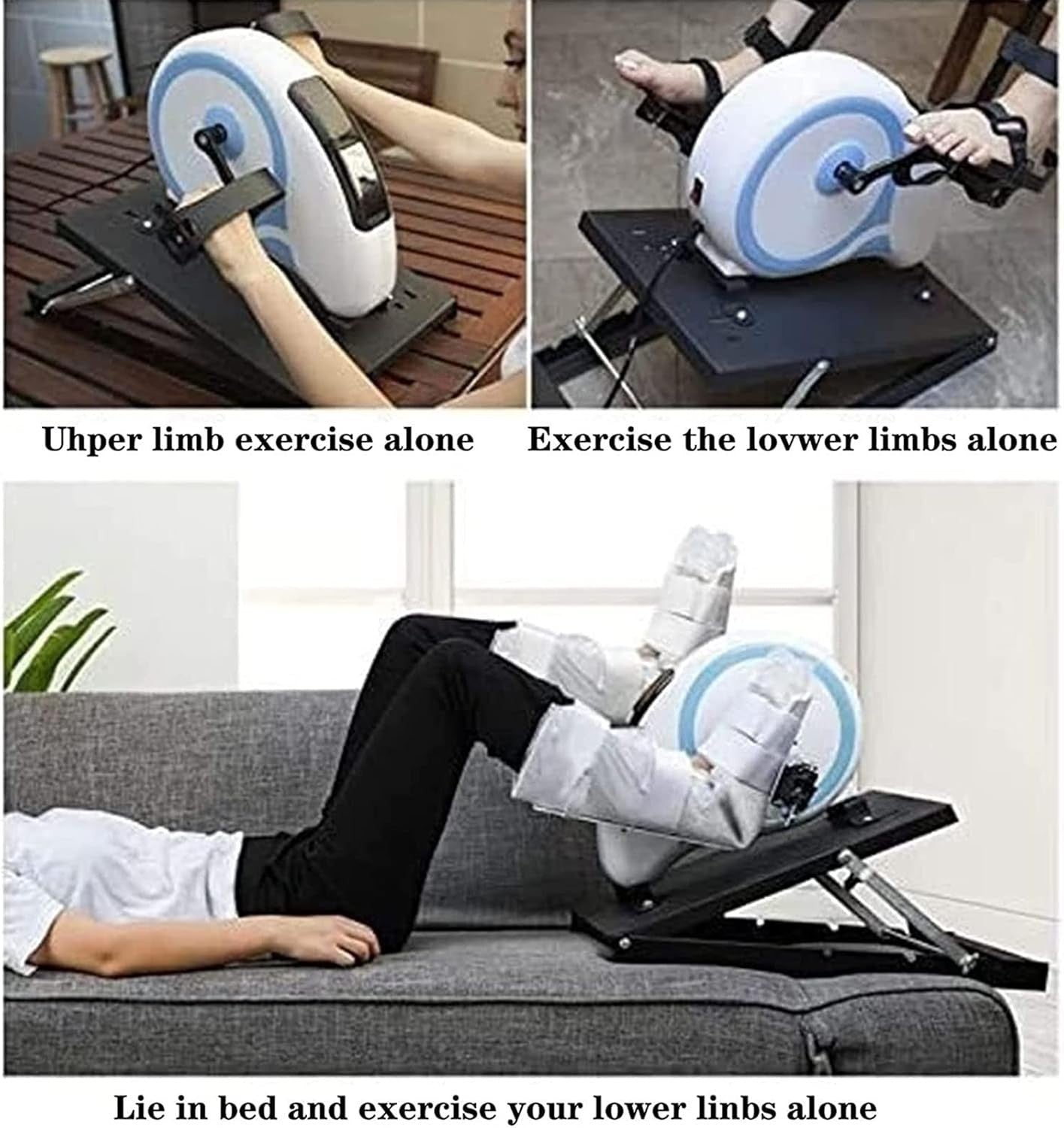 Electric Mini Pedal Trainer Multi Speed LCD Adjustable Resistance