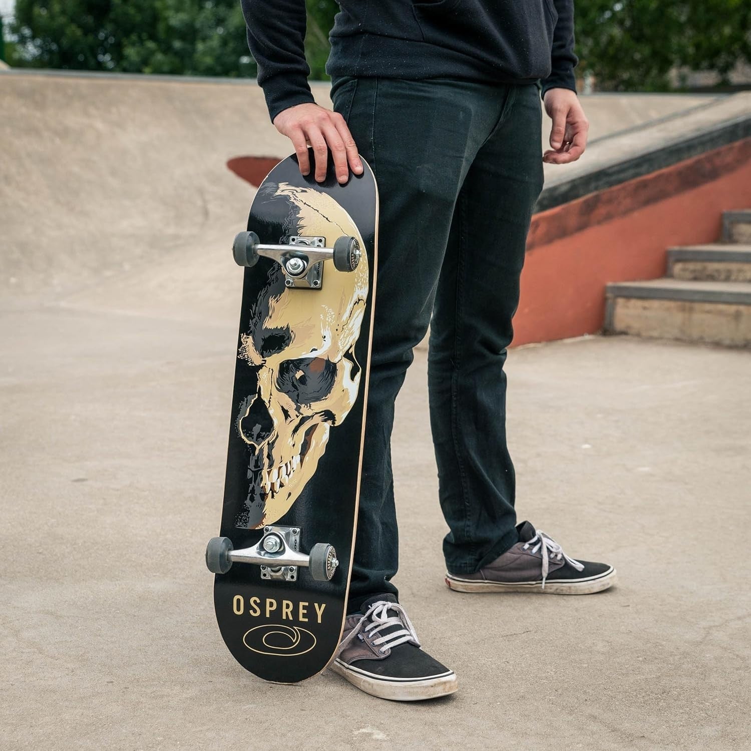 31" Double Kick Skateboard Adult Youth Maple Deck 50mm Wheels ABEC 7 Grip Tape