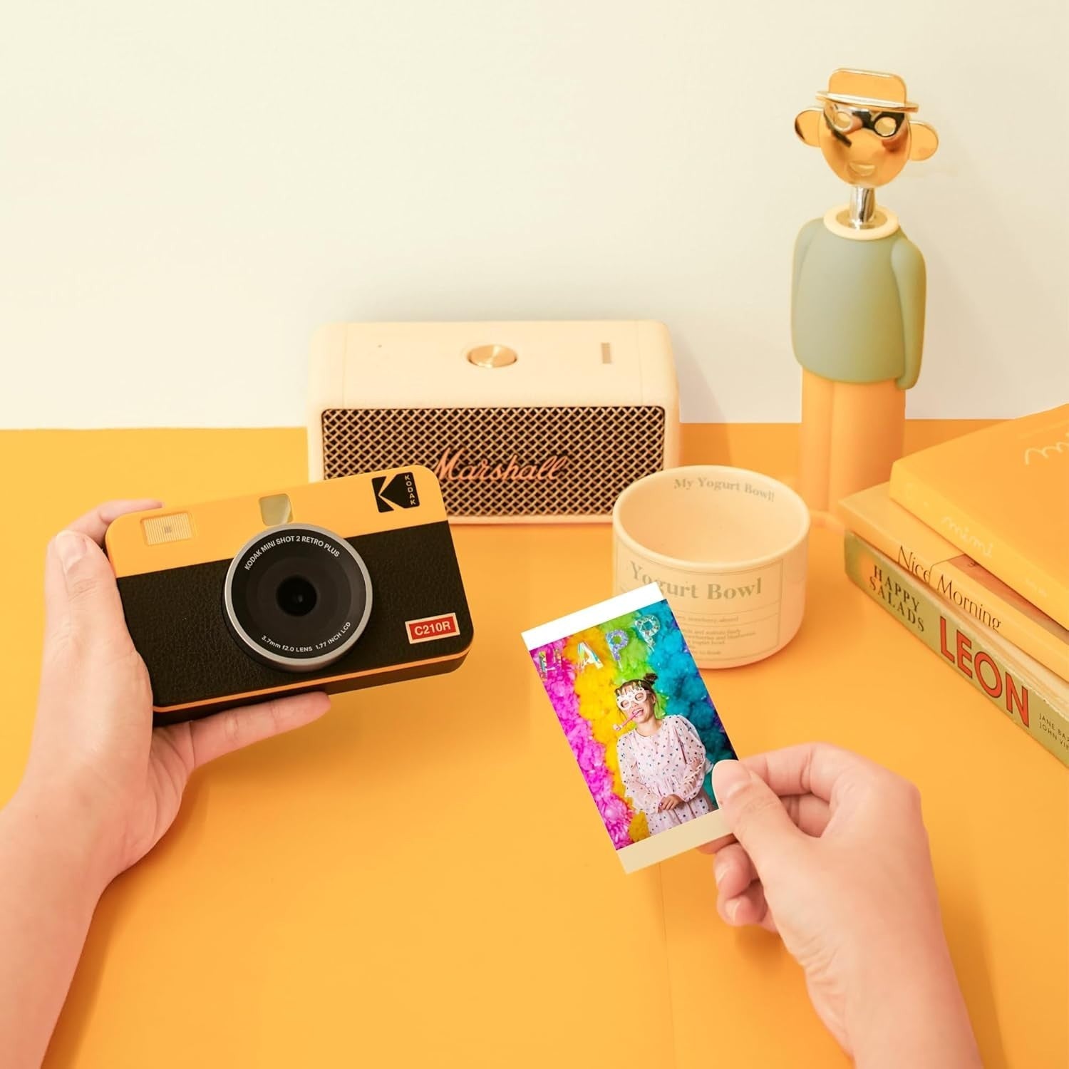 2 in 1 Instant Camera Photo Printer Bluetooth Portable Gift Bundle