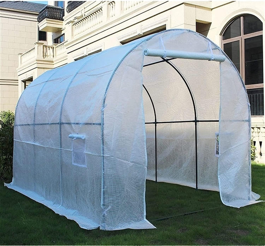 Large Outdoor Polytunnel Greenhouse Heavy Duty Steel Frame Garden Grow House