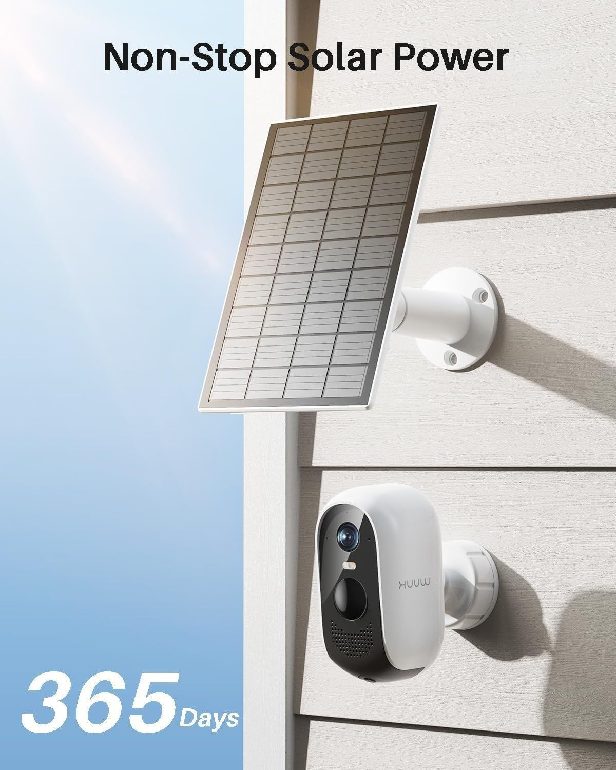 4 Camera Solar Security System 2K Wireless No Monthly Fee WiFi Kit
