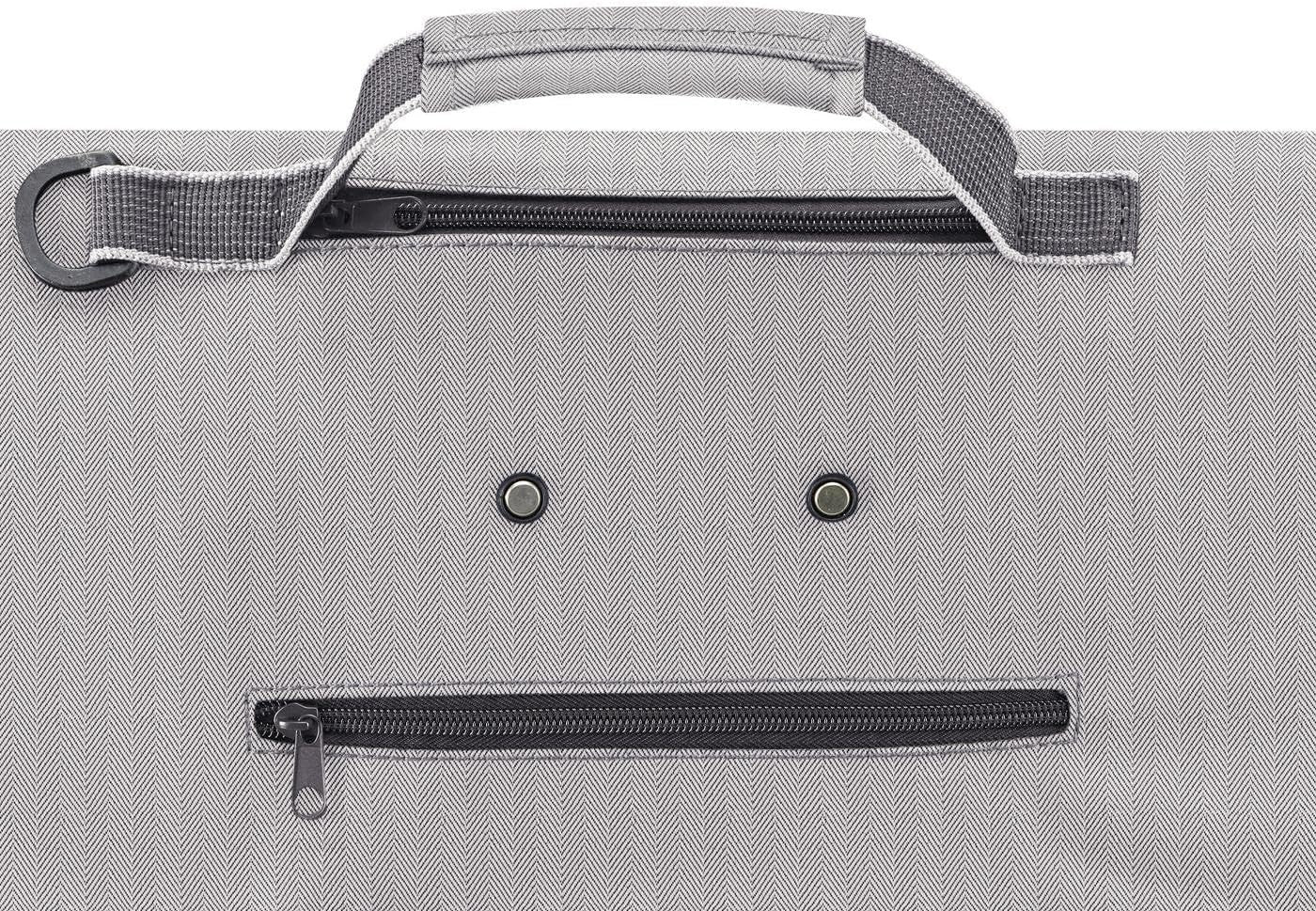 Foldable Shopping Trolley with Adjustable Handle & Eco-Friendly Bag