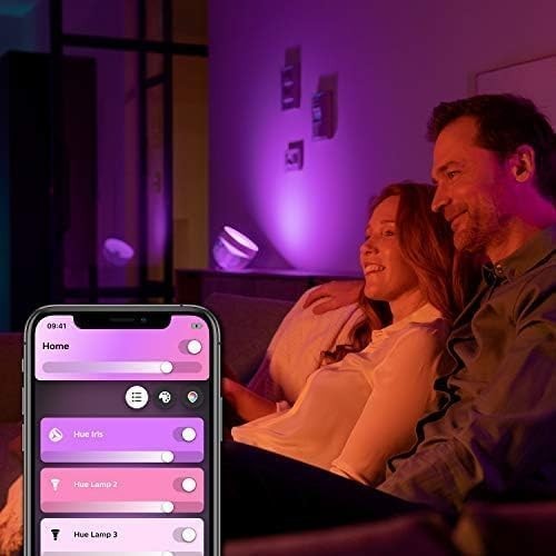 Smart Color Ambiance Table Lamp with Alexa & Bluetooth, 16M Colors