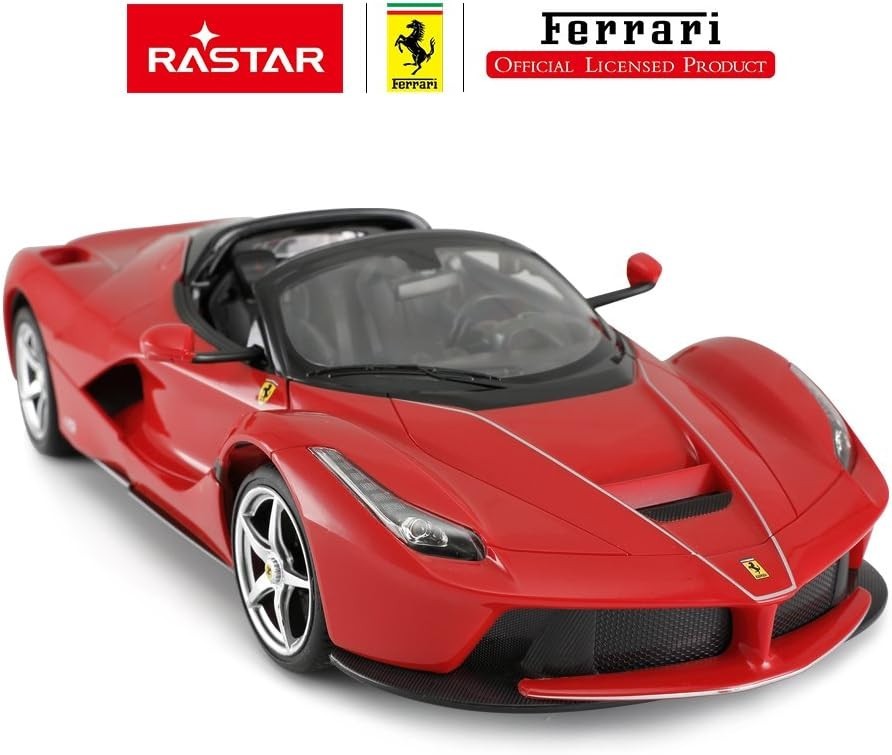 1:14 RC Car – Red Convertible with Open Doors, Working Lights & Drift