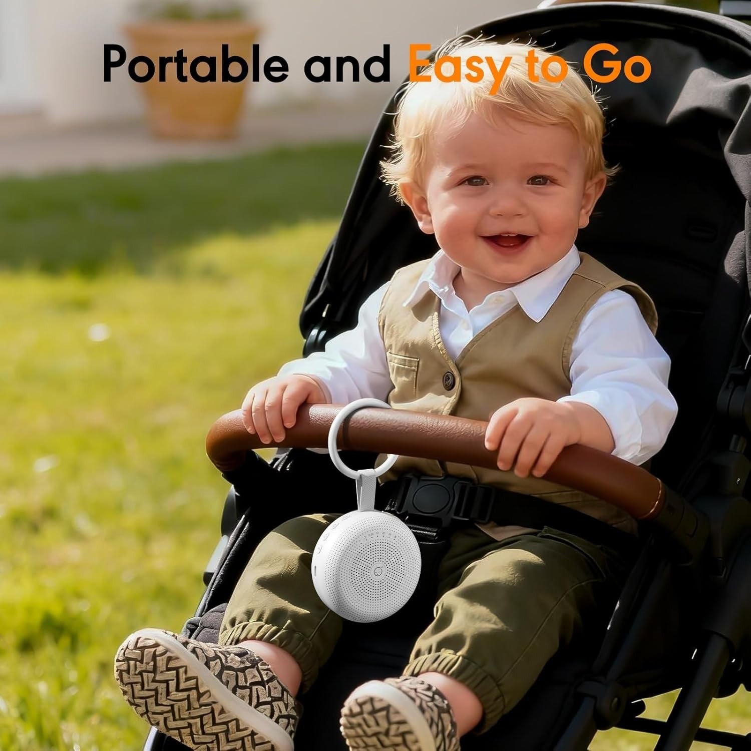Portable White Noise Machine for Baby & Adults, 33 Soothing Sounds