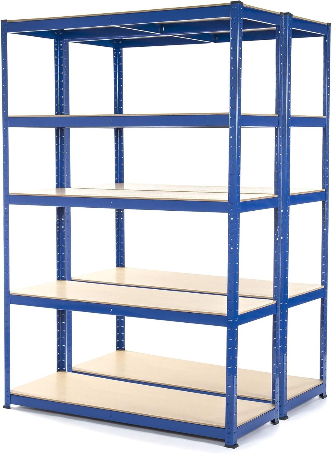 Garage Starter Kit 2 Shelving Bays 1800x1500x450mm + Workbench Heavy Duty
