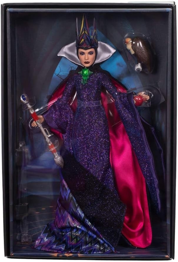 Collector Villain Fashion Doll Sparkling Gown Crown Scepter Accessories