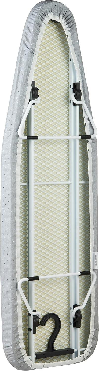 Tabletop Ironing Board 95x30cm Foldable Metalised Steam Ready Compact