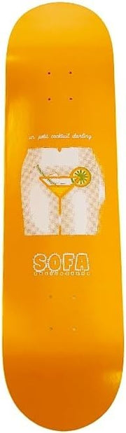 Skateboard Deck 8.5" Yellow 7-Ply Maple Wood Medium Concave