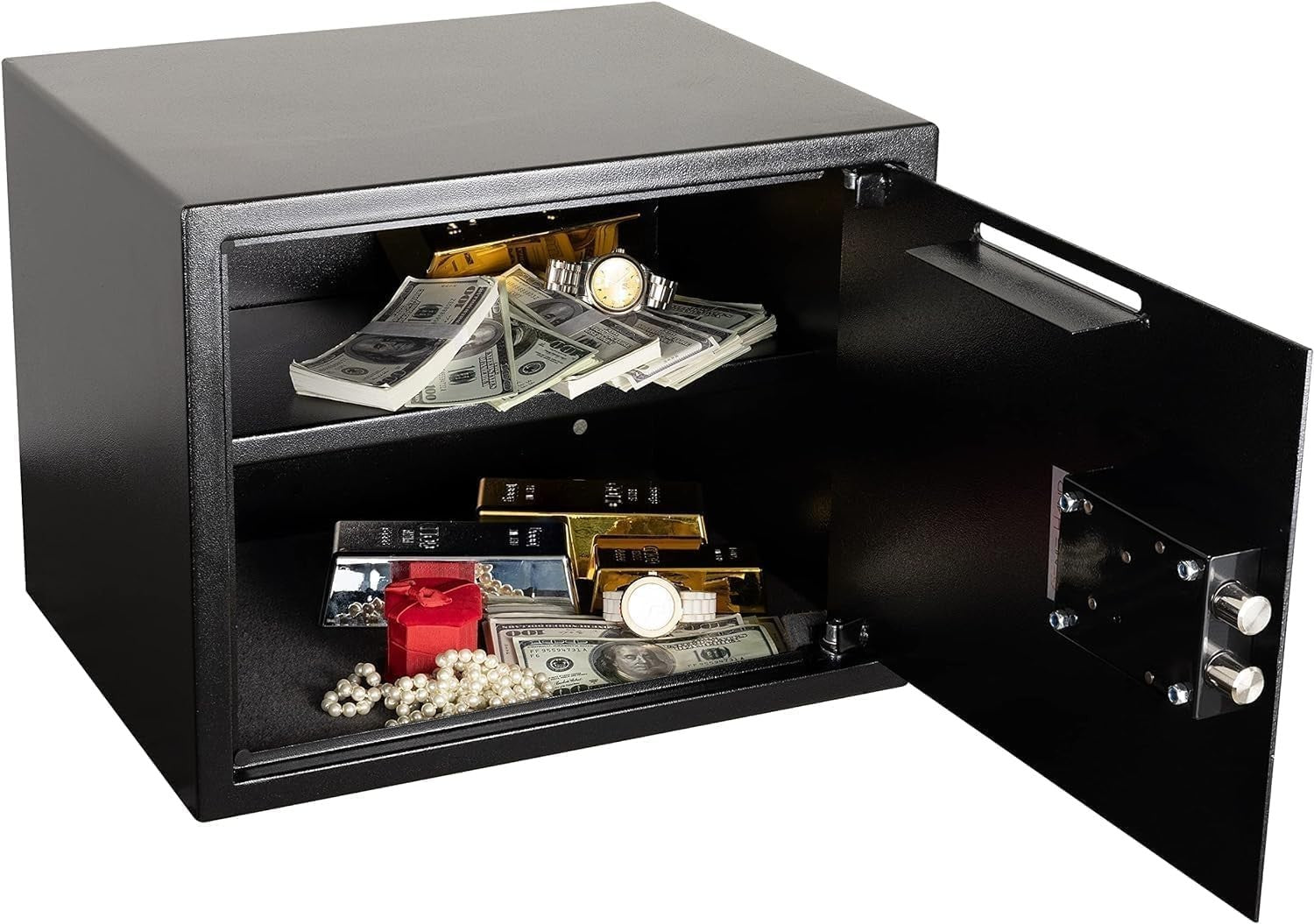 50L Depository Safe Box Anti Fishing Cash Drop Security Cabinet
