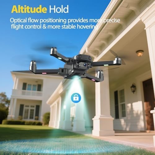Foldable 1080P HD Camera Drone with 5G FPV, Brushless Motor & 40Min Flight
