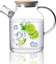 1.5L Glass Teapot with Infuser Stovetop Safe Loose Leaf Tea Maker