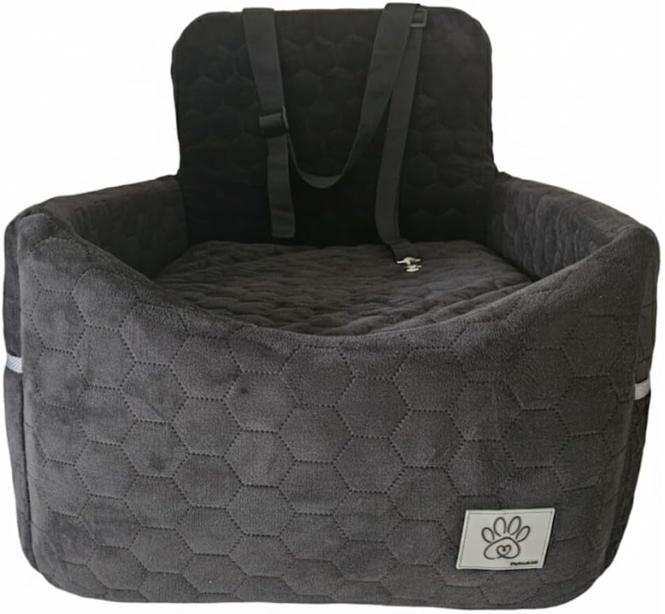 Luxury Dog Car Seat Memory Foam Booster Bed Washable Cover 35lbs