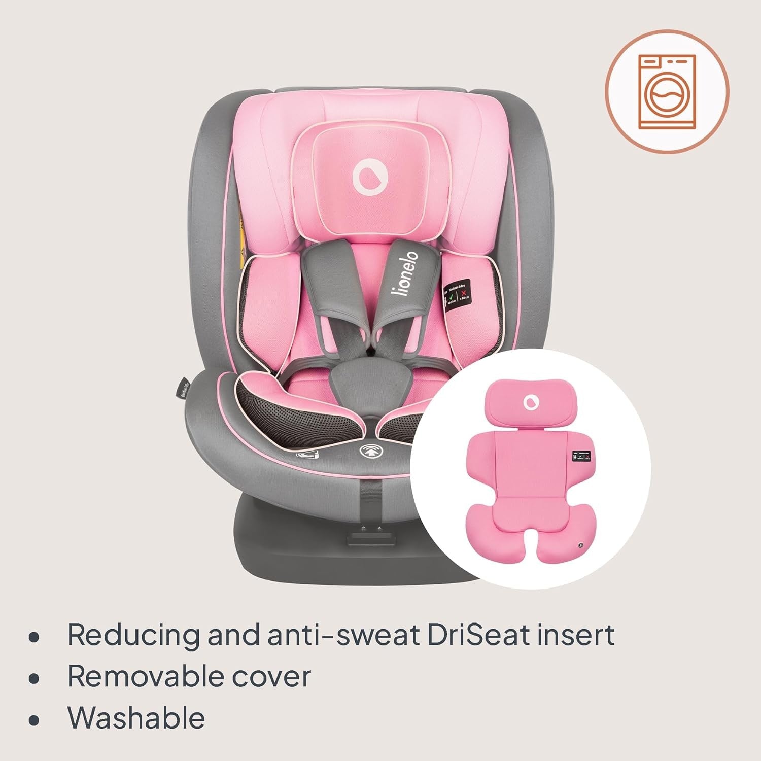 360° Swivel ISOFIX i-Size Baby Car Seat 0–12 Years Rear & Forward Facing