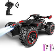 RC Car for Kids 2.4GHz Alloy Monster Truck 20KM/H LED Lights Toy 3–8