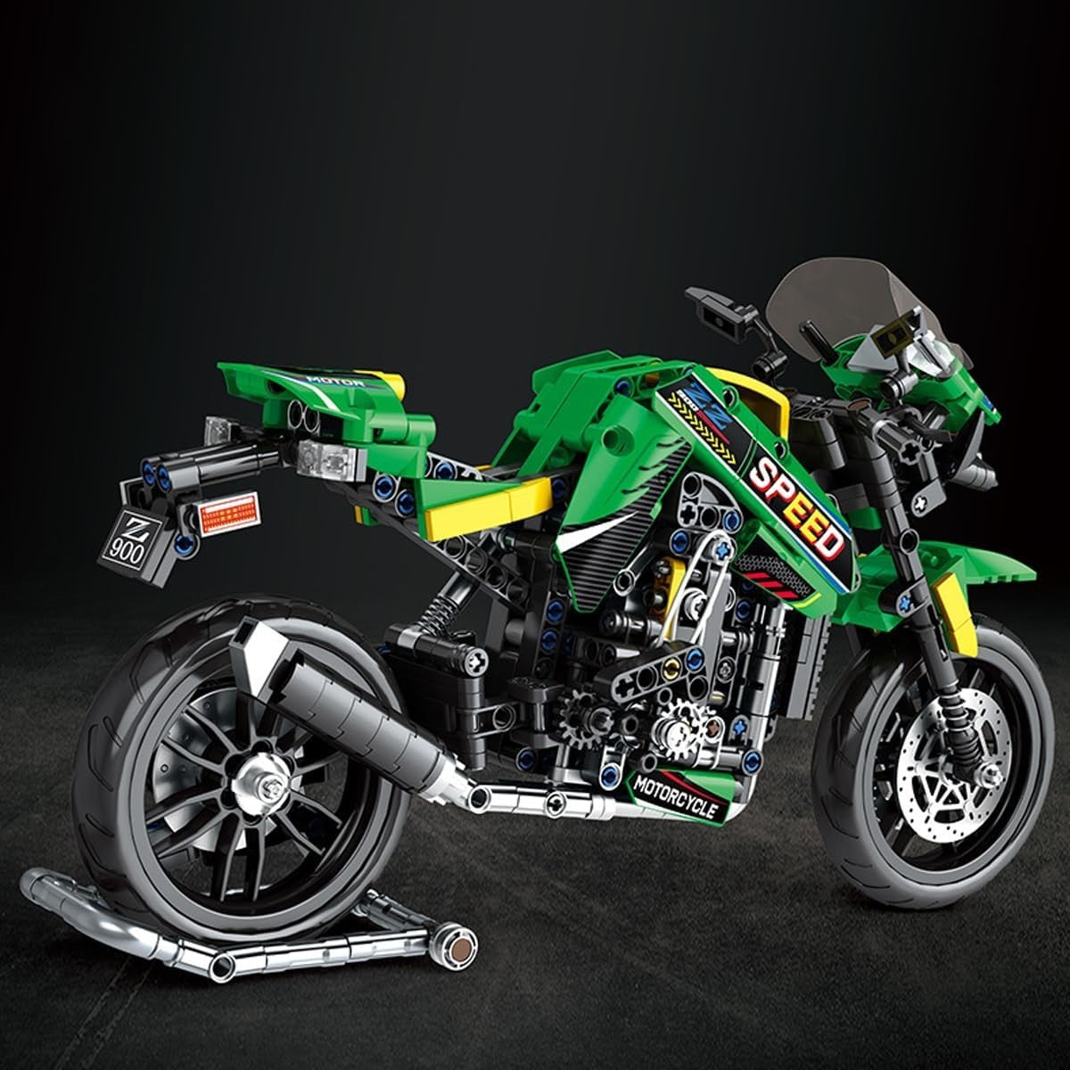 776Pcs Motorcycle Building Kit Model for Kids & Adults - Realistic & Non-Toxic