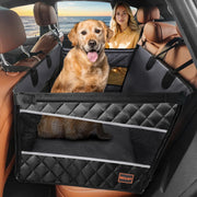 Large Dog Car Seat Extender Waterproof Back Seat Travel Bed Up to 150lb