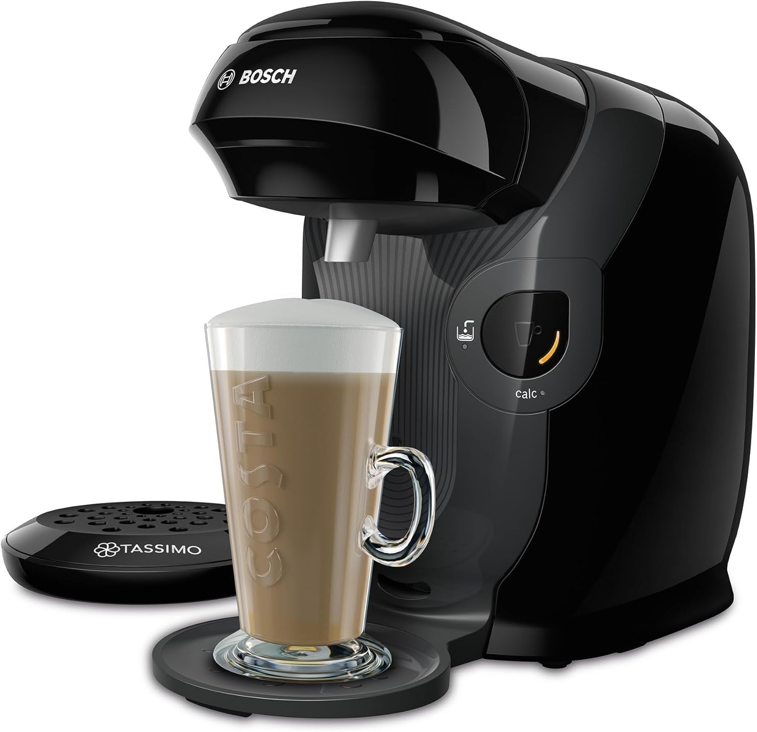 Pod Coffee Machine Starter Bundle with Drinks | 0.7L | Auto Clean | One Touch